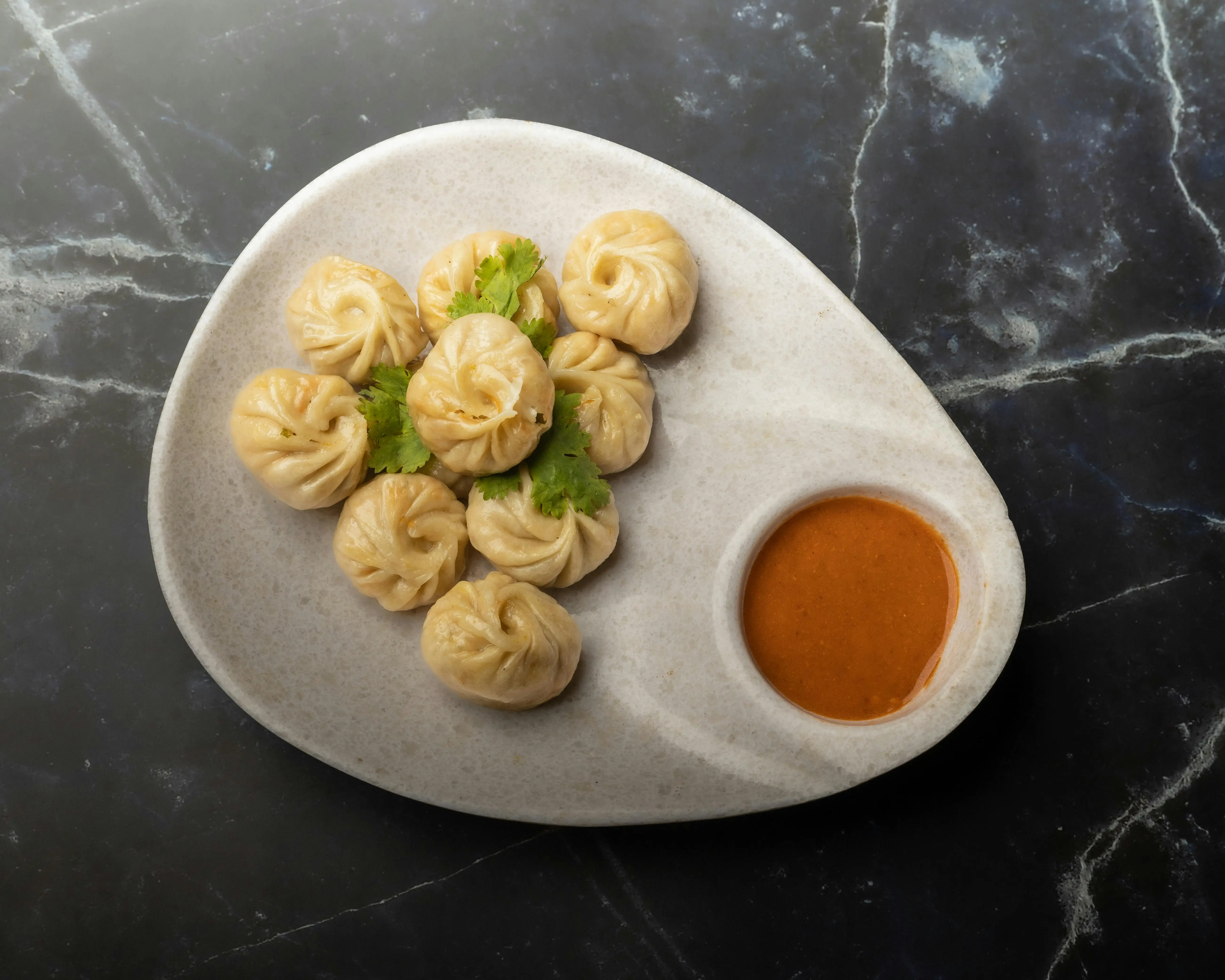 Delicious Chicken Momos at Y Not Indian Bar & Bistro in Edmonton, AB