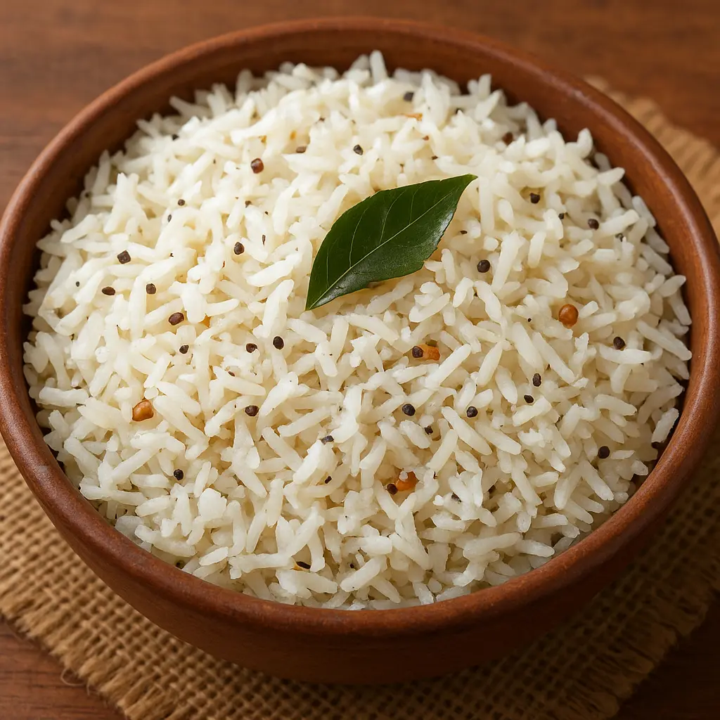 Coconut Rice at Y Not Indian Bar & Bistro in Edmonton